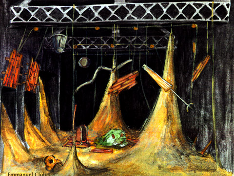 ABOU ON THE MOON, Théâtre Gérard Philipe de St Denis, 1993
