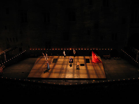 LE ROI LEAR, Cour d'honneur du Palais des Papes, 2007