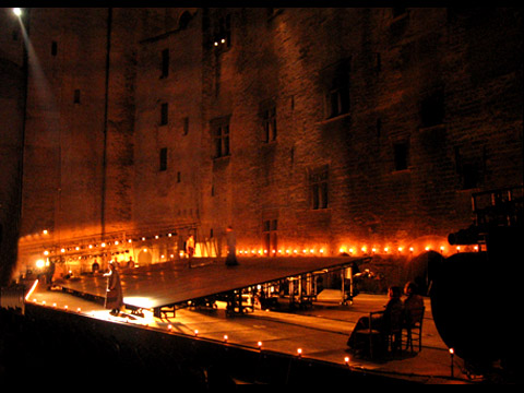 LE ROI LEAR, Cour d'honneur du Palais des Papes, 2007