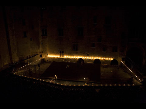 LE ROI LEAR, Cour d'honneur du Palais des Papes, 2007