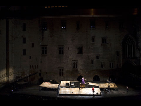 LE ROI LEAR, Cour d'honneur du Palais des Papes, 2007
