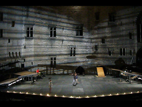 LE ROI LEAR, Cour d'honneur du Palais des Papes, 2007